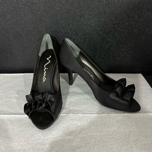 Nina Shoes - Fantana - Black - Size 8.5